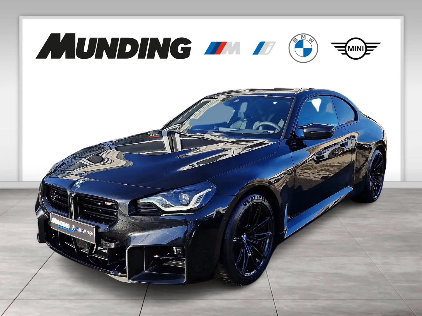 BMW M2 Coupé A Head-Up|HK|HiFi|DAB|LED|RFK|Komfortzg|Navi Black - 1