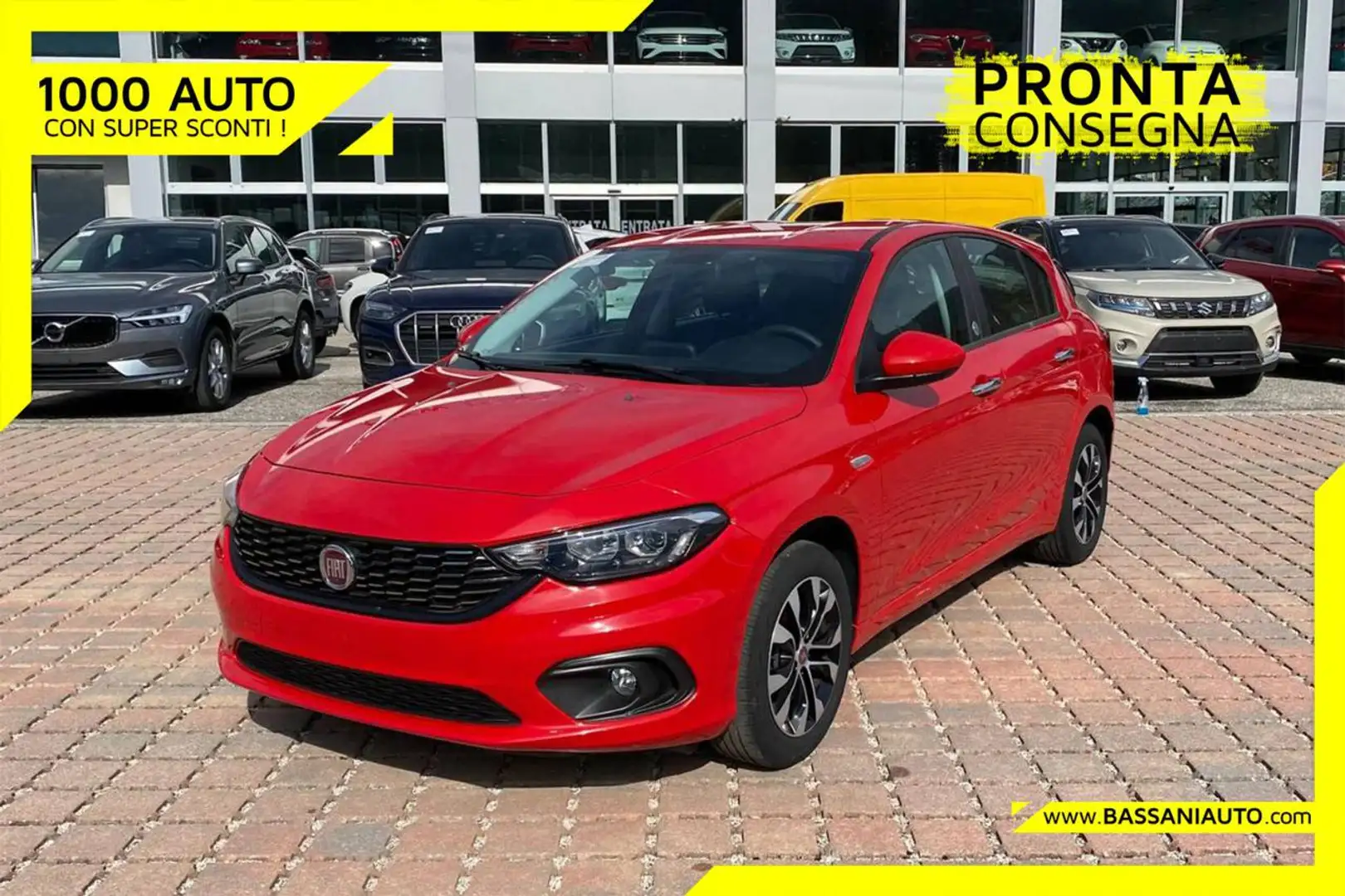 Fiat Tipo 1.3 Mjt S&S 5 porte Mirror Rosso - 1