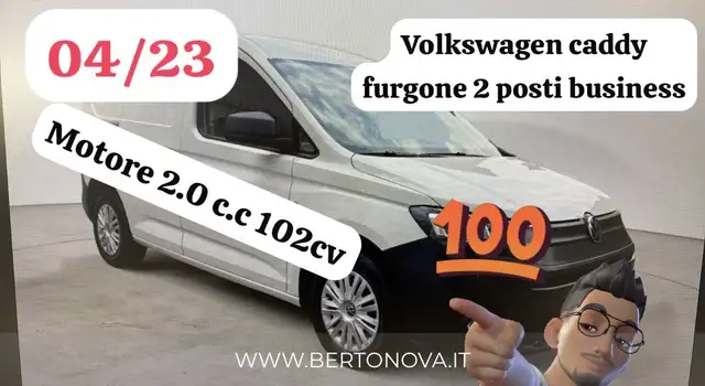 2023 Volkswagen Caddy in White for sale