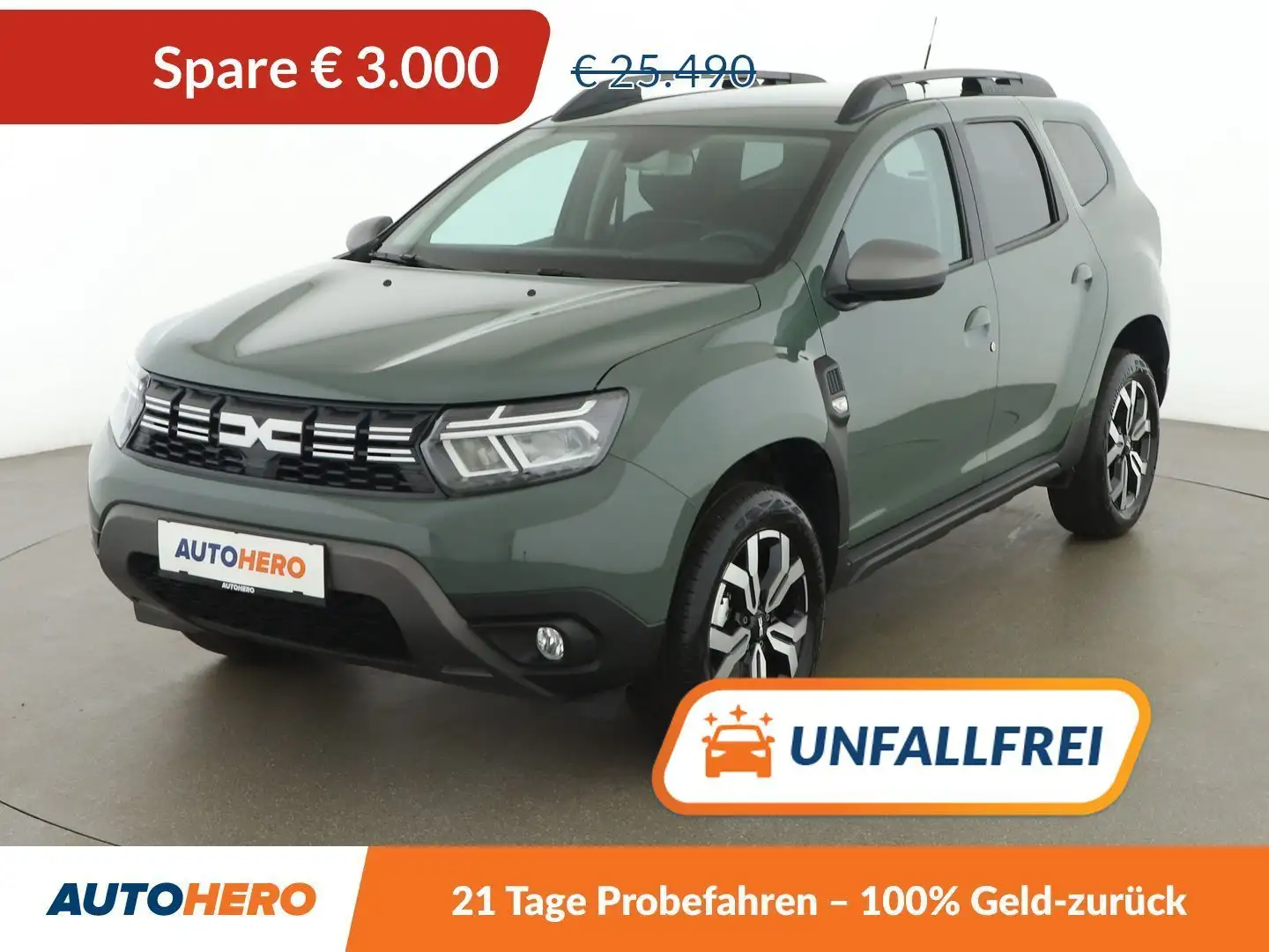 Dacia Duster 1.3 TCe Journey Aut. *LED*TEMPO*NAVI*CAM*TOT*SHZ* Vert - 1