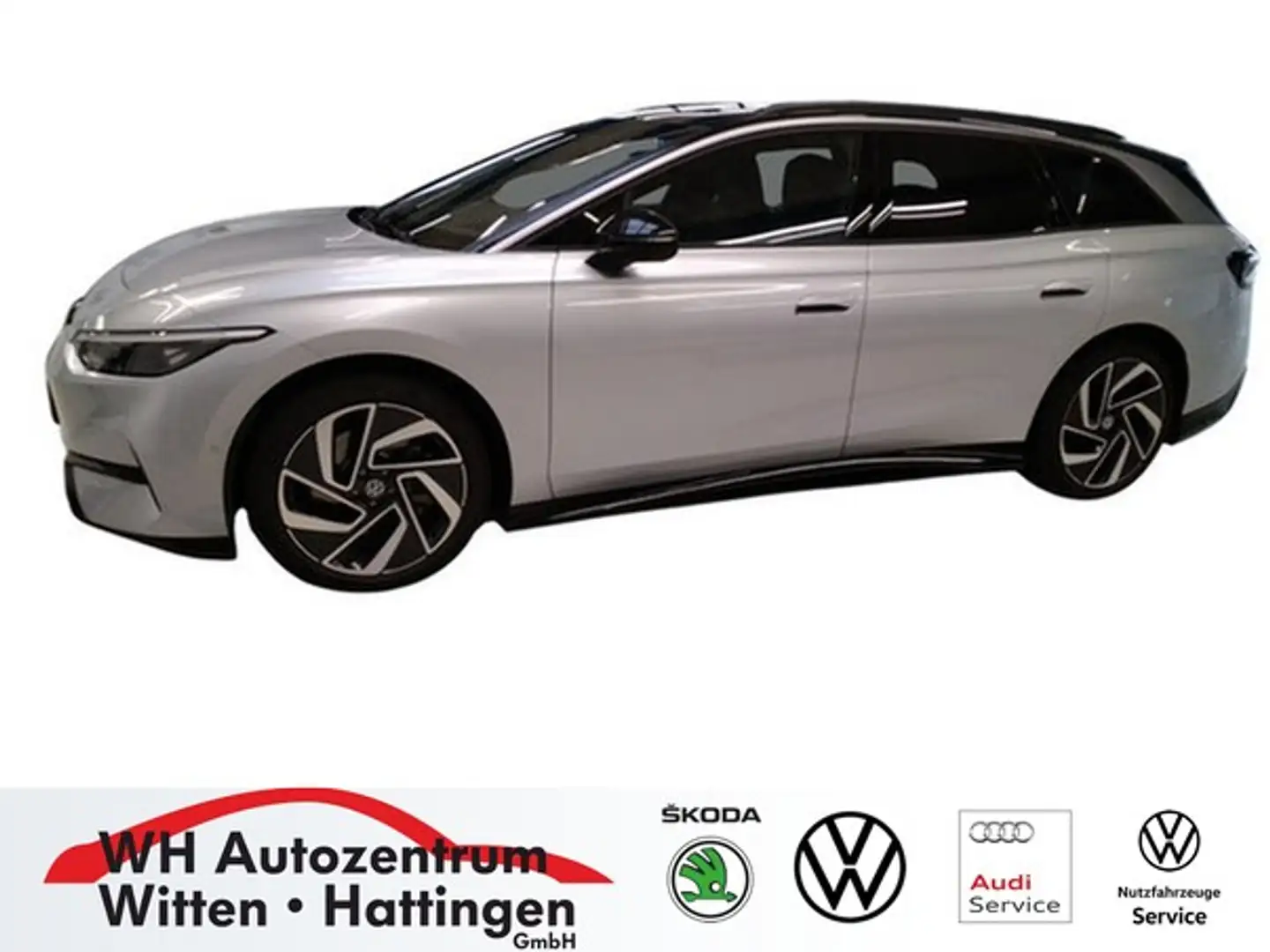 Volkswagen ID.7 Tourer Pro 210 kW PANORAMA WÄRMEPUMPE AHK DCC I... Silber - 1