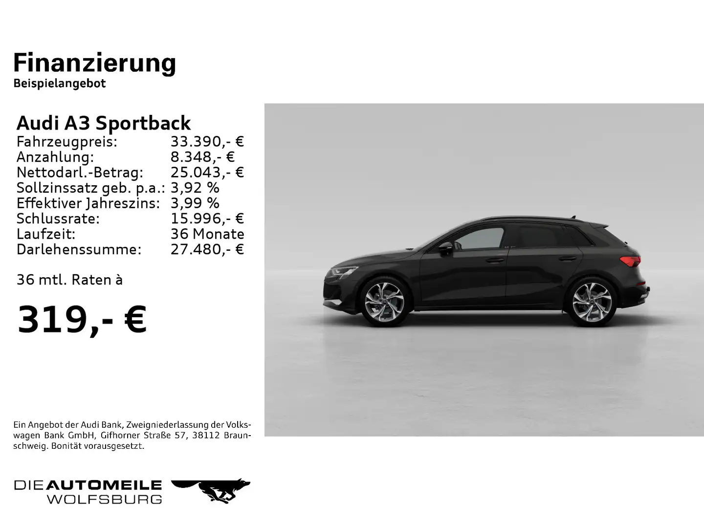 Audi A3 35 TFSI advanced LED/AHK Schwarz - 2