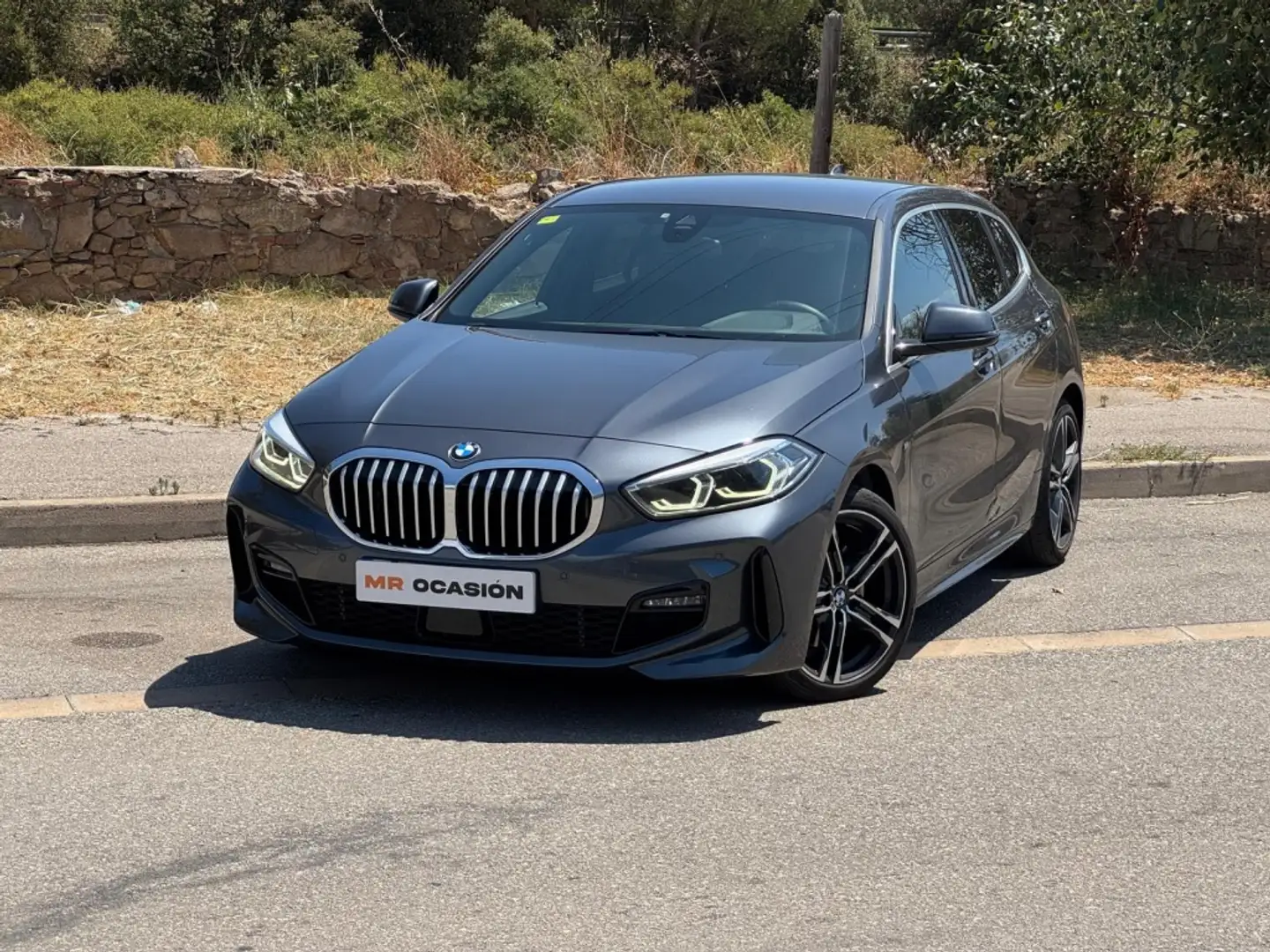 BMW 118 118dA M Sport Gris - 1