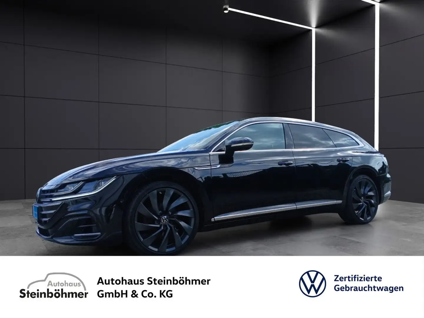 Volkswagen Arteon Shooting Brake R-Line 2,0TDI 4M AHK Pano Ma Schwarz - 1