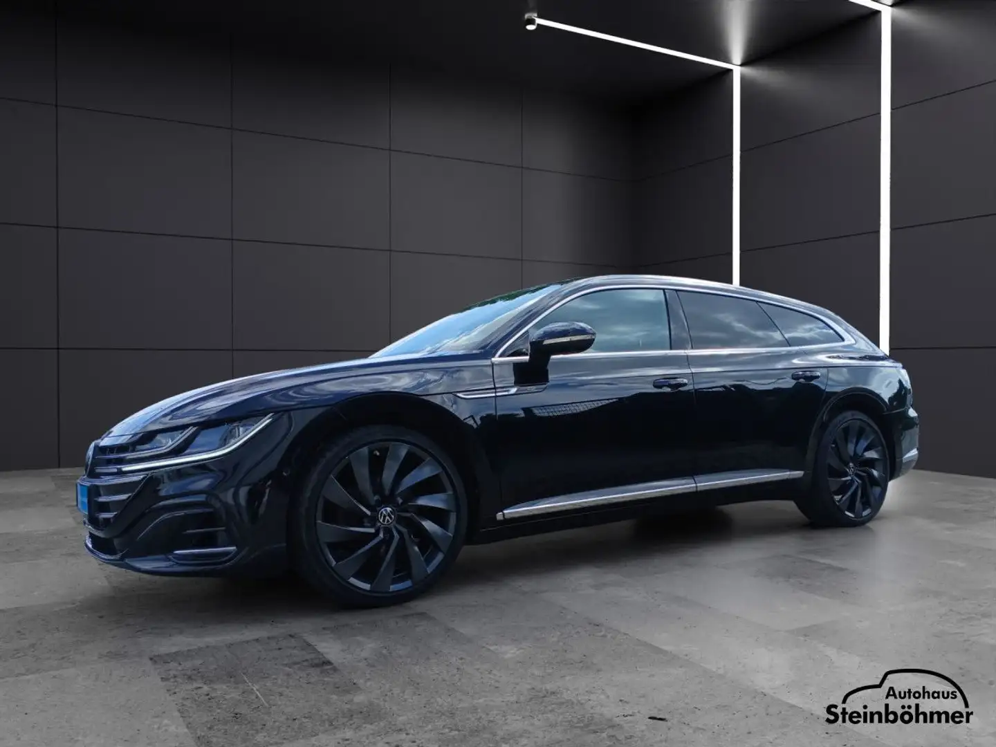 Volkswagen Arteon Shooting Brake R-Line 2,0TDI 4M AHK Pano Ma Schwarz - 2