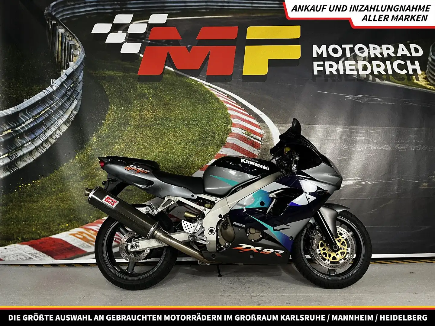 Kawasaki ZX9R NINJA [FRISCHE INSPEKTION] Gris - 1