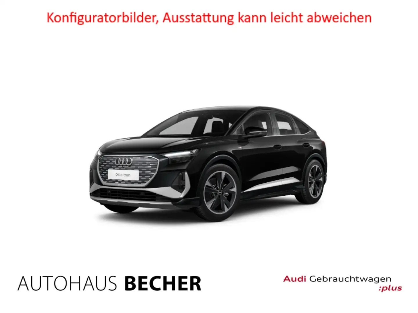 Audi Q4 e-tron Sportb. 35 S-line /Navi/LED/Sitzhz Zwart - 1
