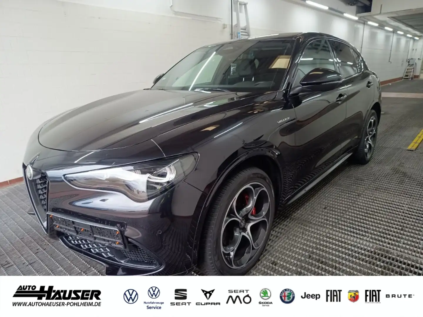 Alfa Romeo Stelvio Veloce 2.2 Diesel AT8 Q4 EL. HECKKL. HARMAN-KARDON Schwarz - 1