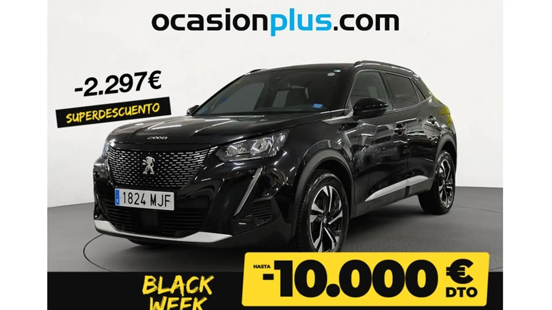 Peugeot 2008 1.2 PureTech S&S Allure Pack EAT8 130 Schwarz - 1