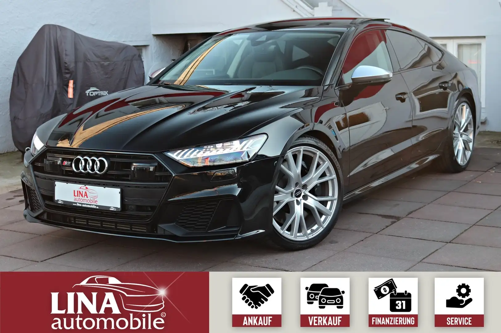 Audi S7 3.0 TDI Quat. RS-Sitze*PANO*LASER*ACC*21" Noir - 1