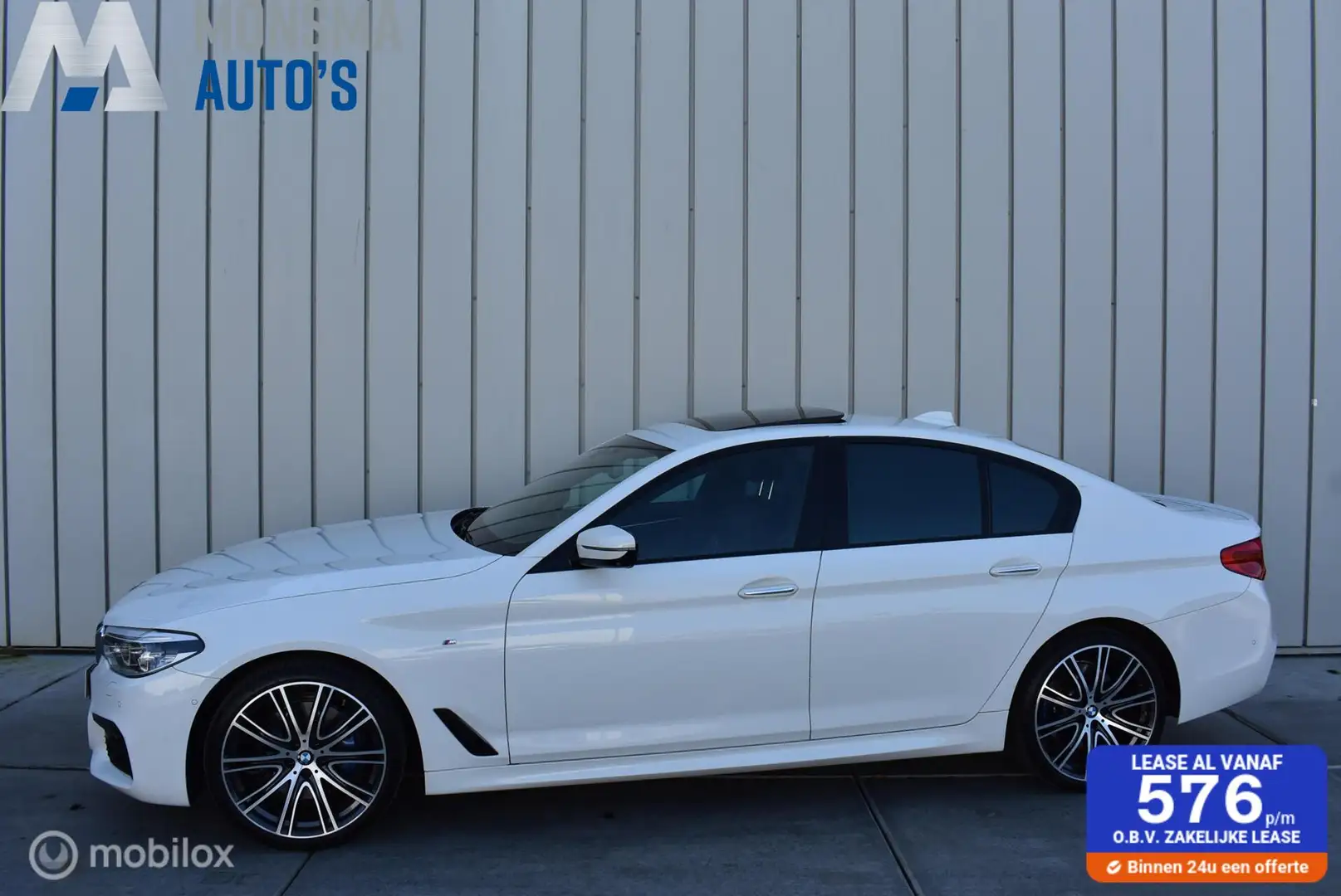 BMW 530 5-serie 530i High Executive Blanc - 1