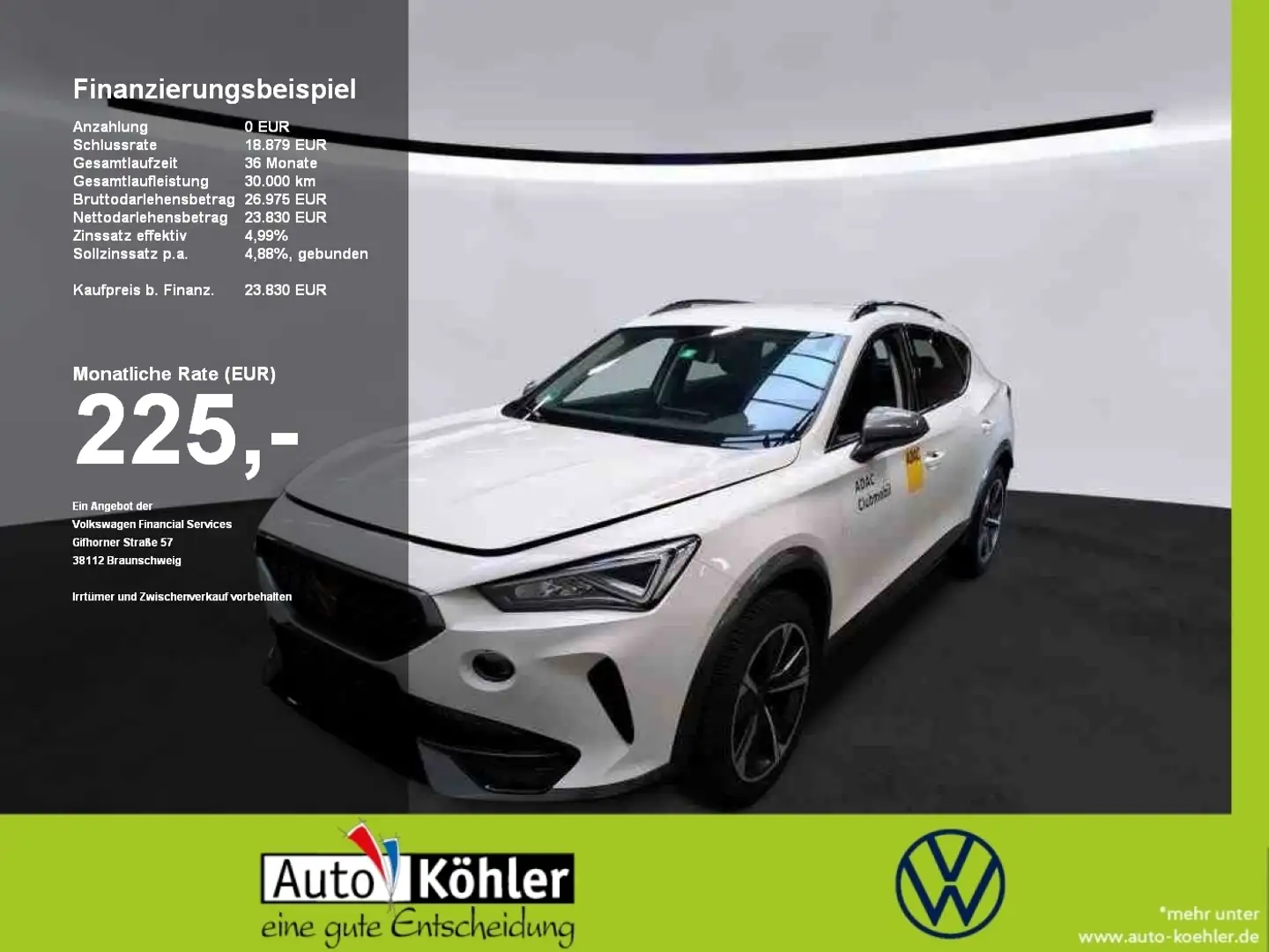 CUPRA Formentor TSi ACC+AHK+LED+Navi Schwarz - 1