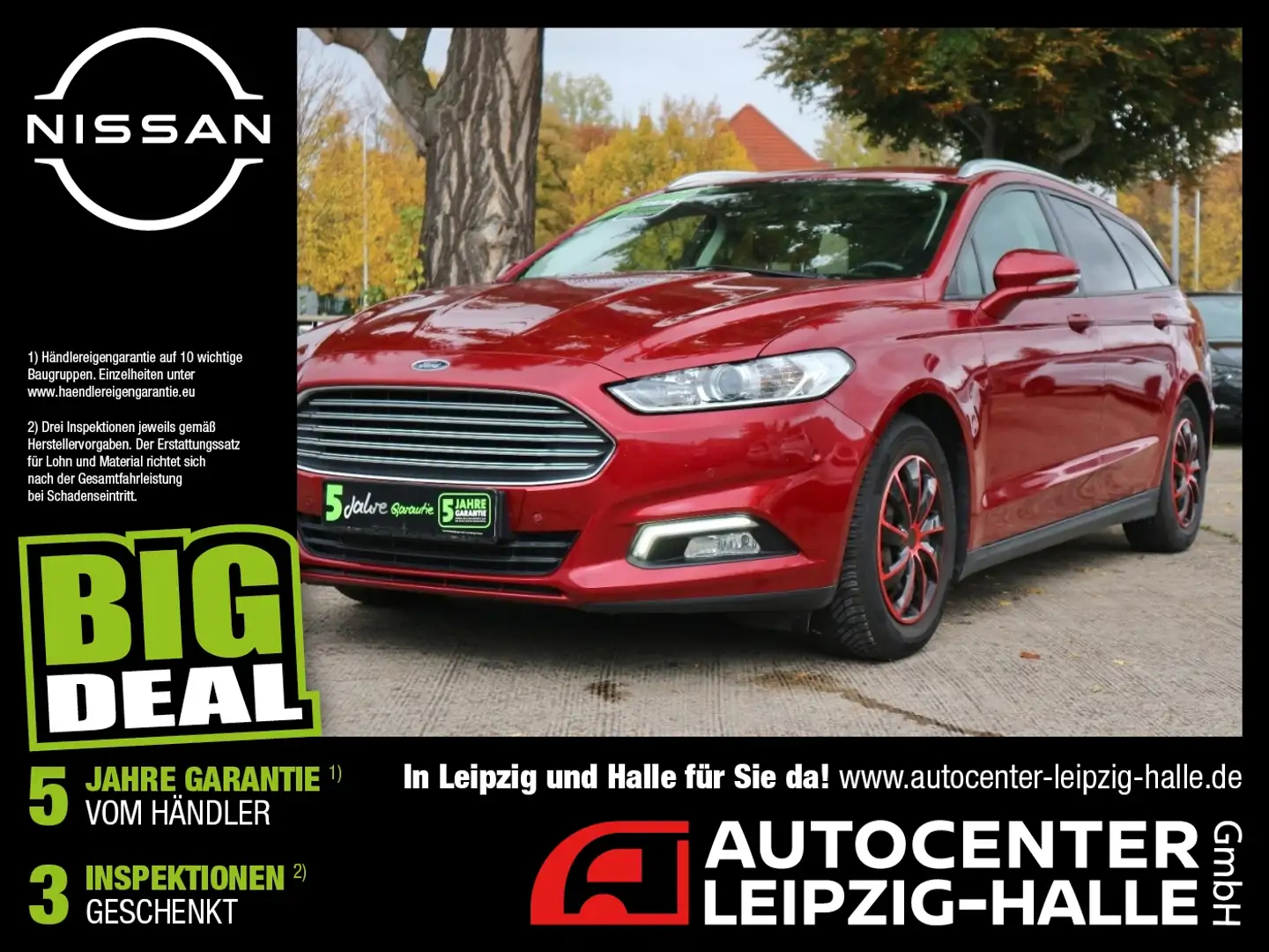 Ford Mondeo Turnier 1.5 EcoBoost Business Edition Navi Rot - 1