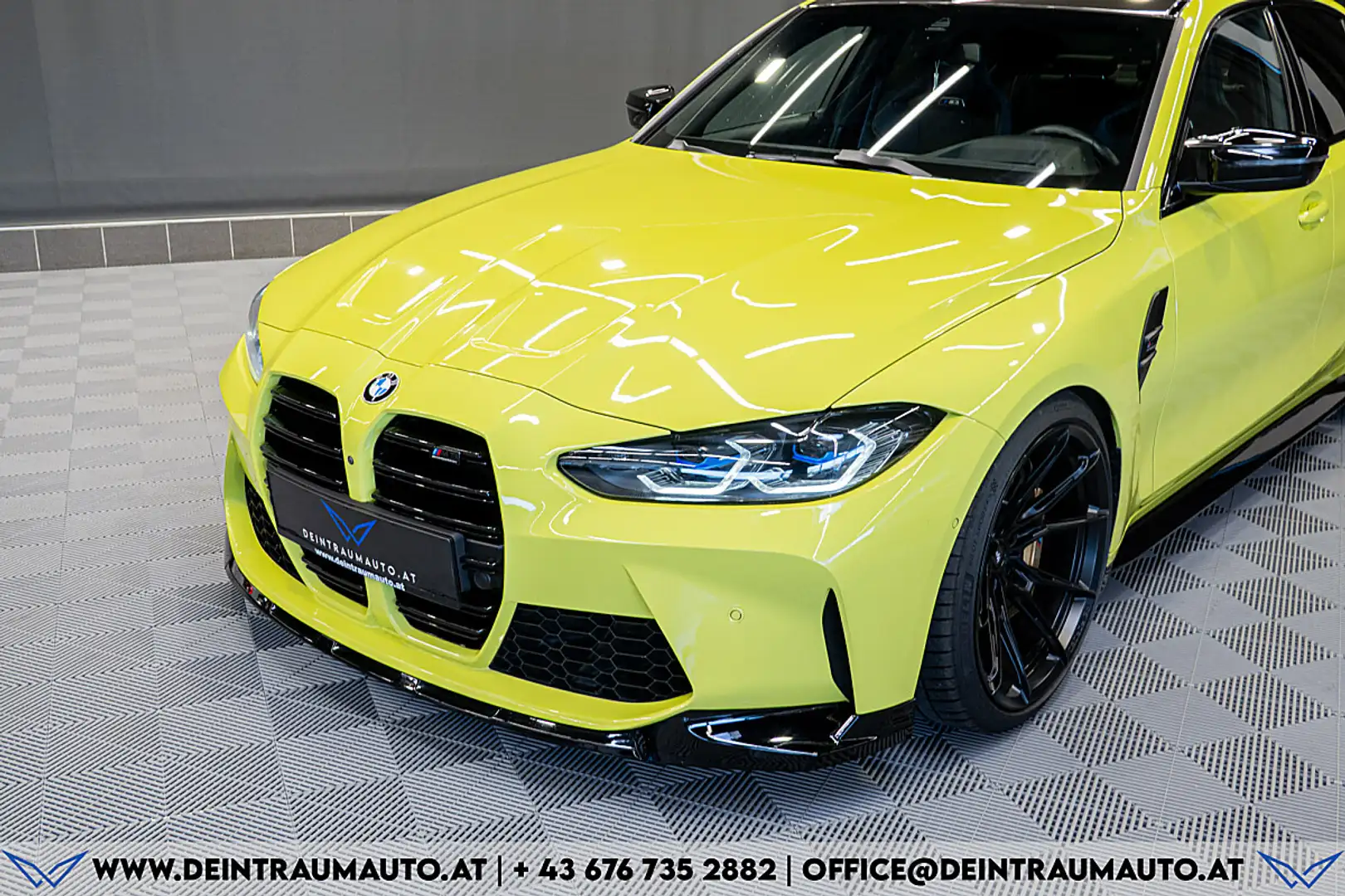 BMW M3 Competition Aut.*GRAIL*KW*WHEELFORCE*TYPISIERT* Gelb - 2