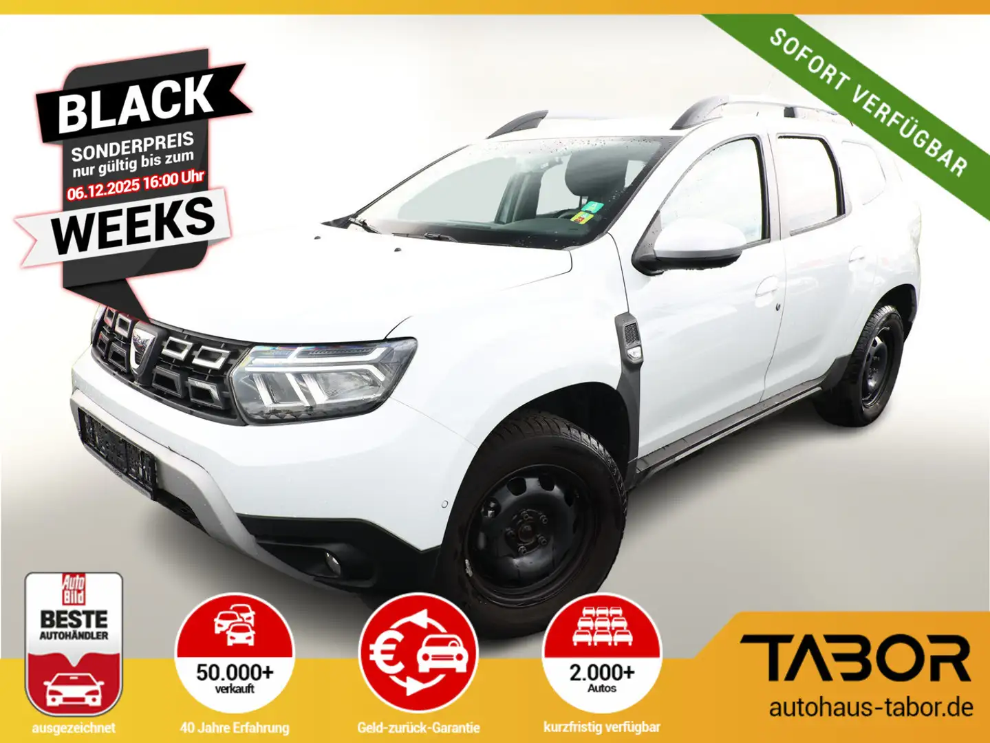 Dacia Duster II 1.3 TCe 150 EDC Prestige Nav PDC LeyL Weiß - 1