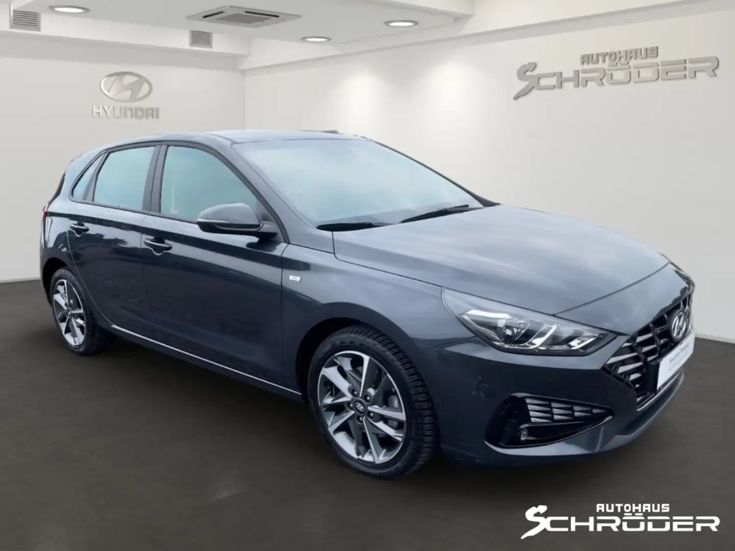 Hyundai i30 1.0 Benzin Turbo Klimaanlage Sitz, LED Zwart - 2