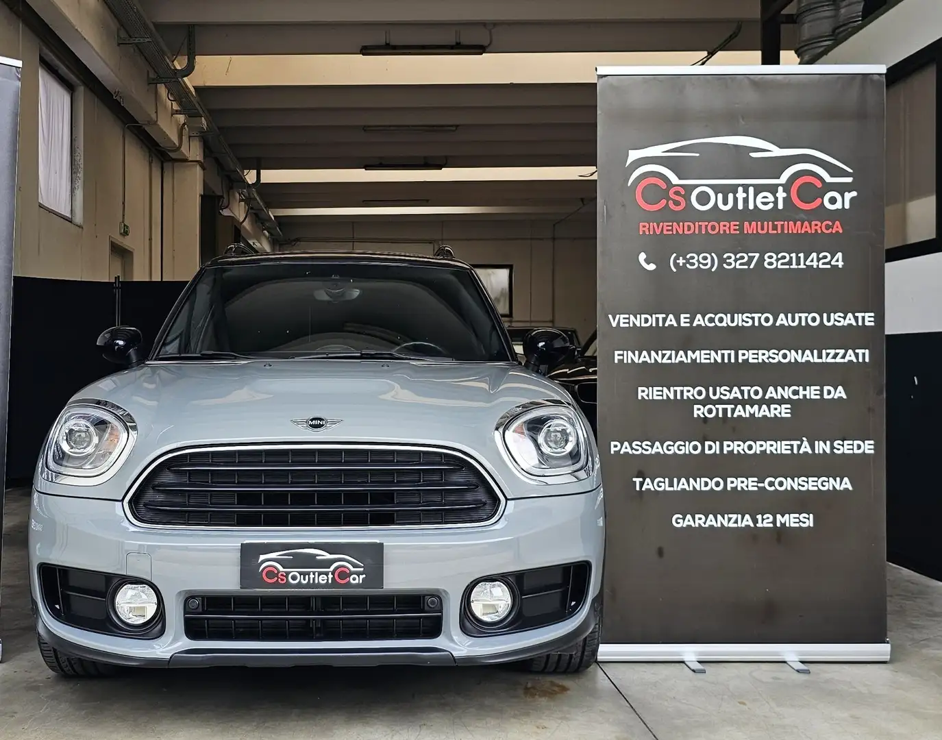 MINI Cooper D Countryman 2.0 Hype Autom/Navi/Led/Bicolor Grigio - 1
