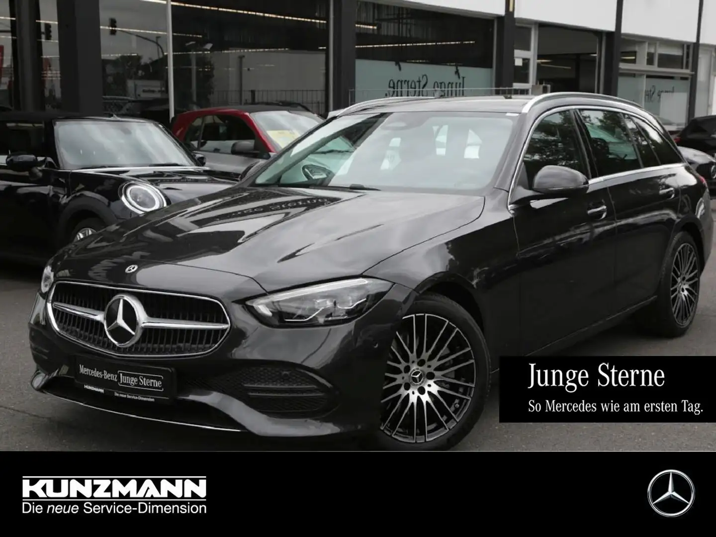 Mercedes-Benz C 220 d T Avantgarde Panorama Kamera Easy-P AHK Сірий - 1