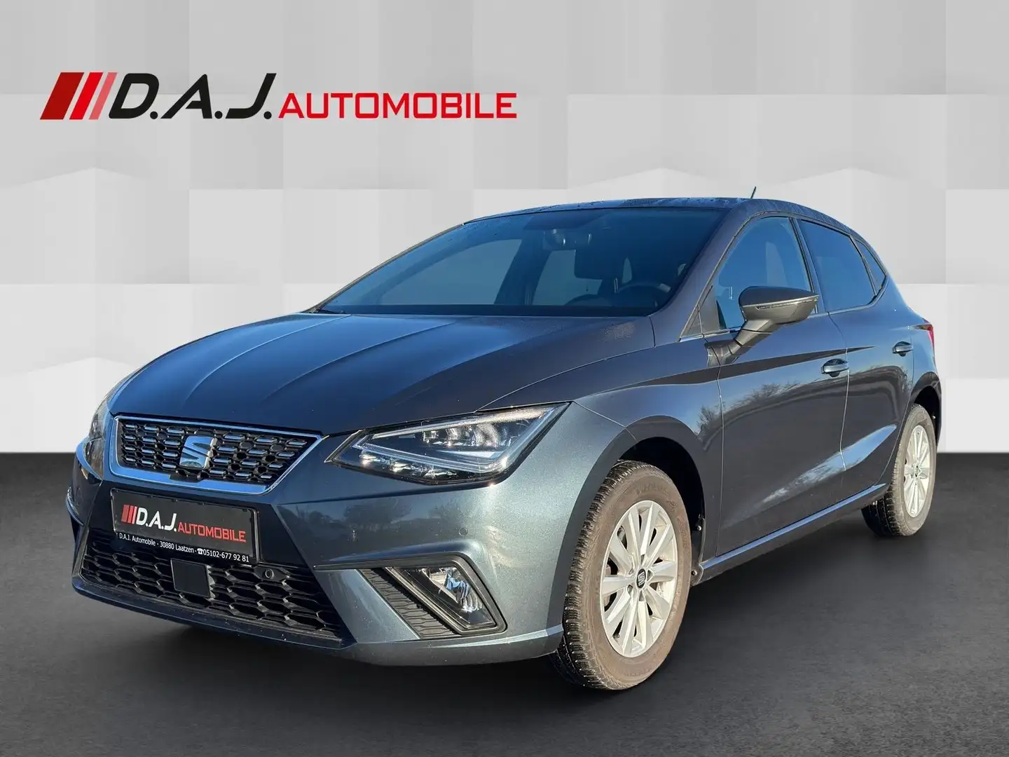 SEAT Ibiza 1.0 TGI Xcellence Dinamica NAV LED SHZ RFK Grau - 1