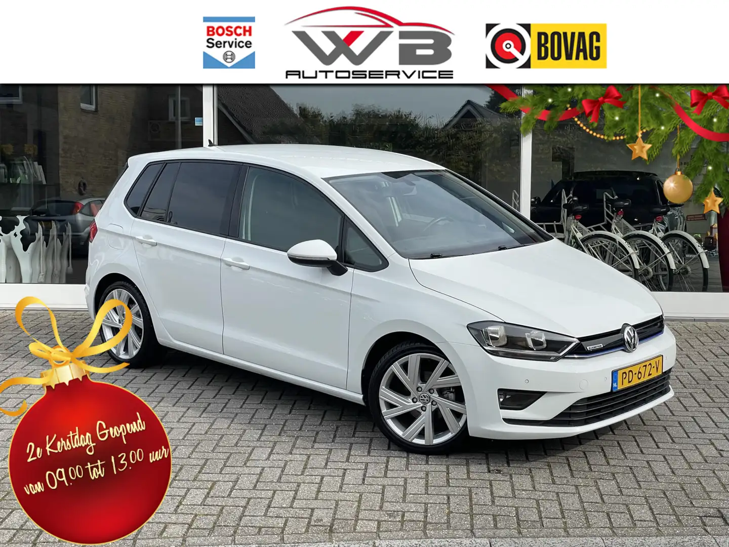 Volkswagen Golf Sportsvan 1.0 TSI I 18 Inch I Navigatie I Climate I Parkeers Blanc - 1