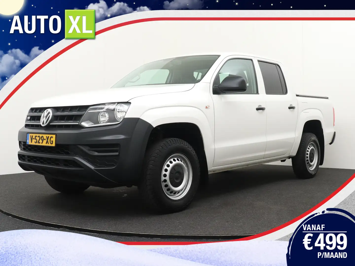 Volkswagen Amarok 3.0 TDI V6 4WD Plus Cab Comfortline Trekhaak Cruis Wit - 1