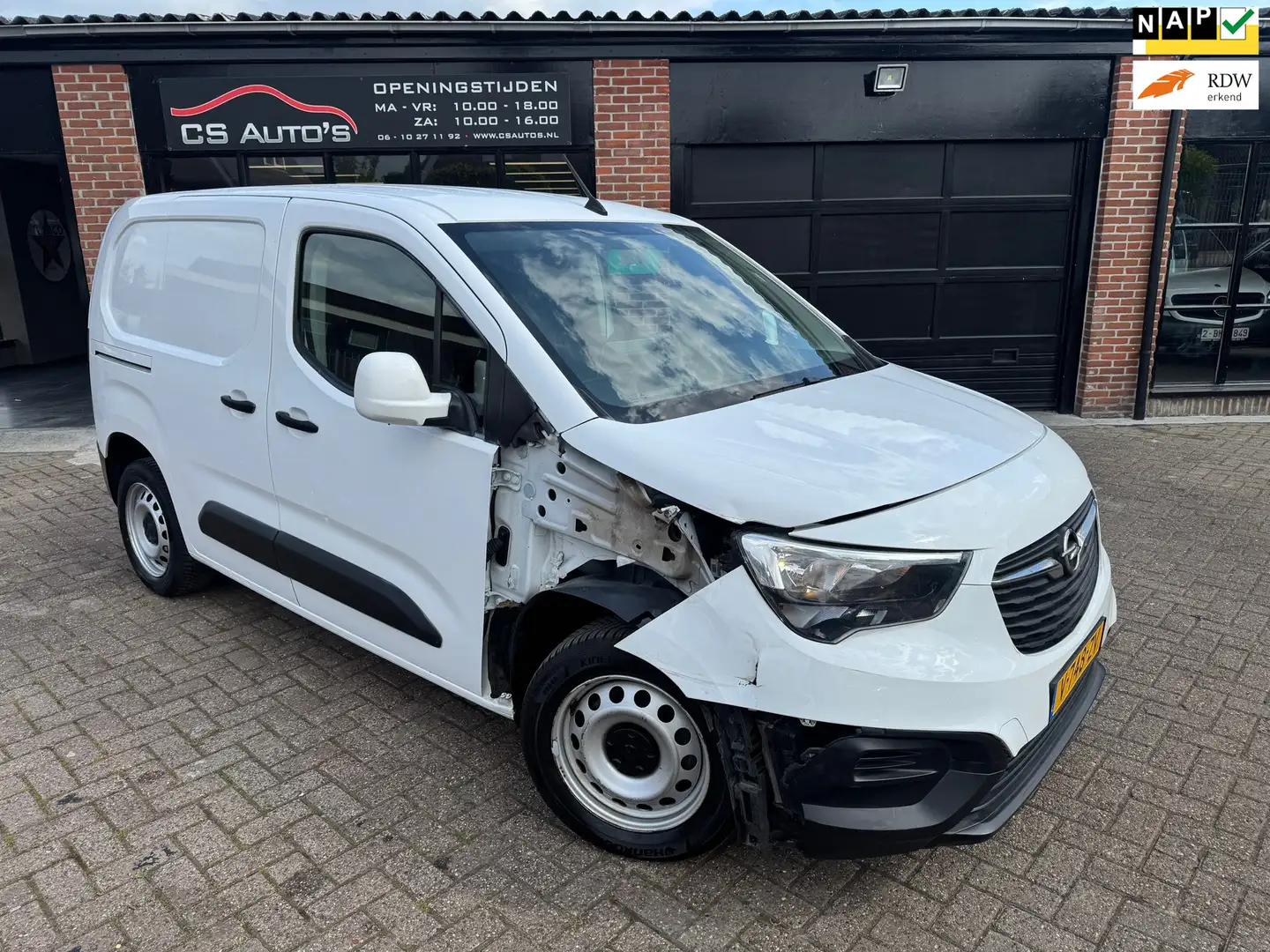 Opel Combo 1.6D 6-2019|euro6|airco|navi|cruise.control|lage k Blanc - 1