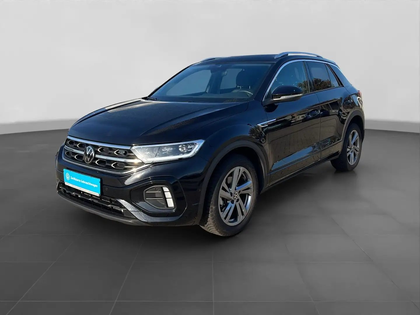 Volkswagen T-Roc 1.5 TSI DSG R-LINE AHK KAMERA NAVI PRIVACY Schwarz - 2