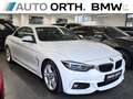 BMW 420 i Cabrio AUT. M-SPORT LEDER NAVI-P HUD DA h/k Weiß - thumbnail 1