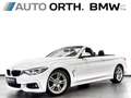 BMW 420 i Cabrio AUT. M-SPORT LEDER NAVI-P HUD DA h/k Blanco - thumbnail 1