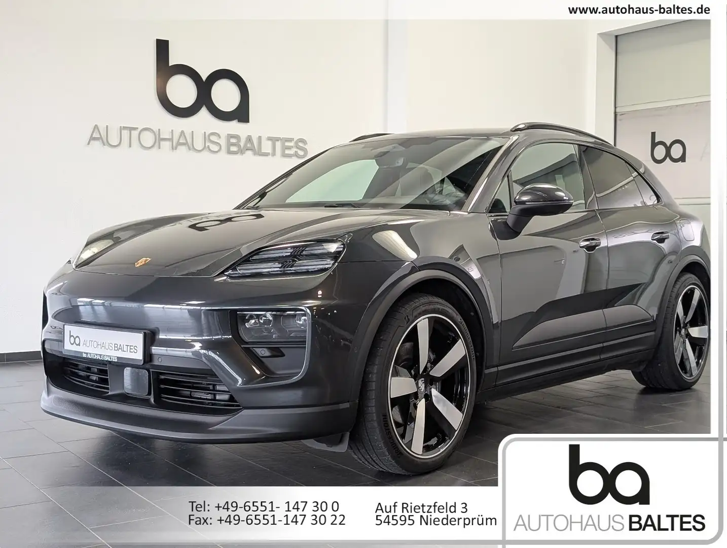 Porsche Macan Macan 4 22"/Pano/Luft/Matrix/Inno/Bose/HUD/View Grau - 1