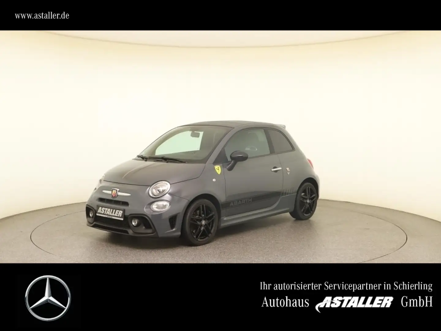 Abarth 595C 1.4 T-Jet 16V Pista+PDC+Navi/DAB+DesinSet Grau - 1