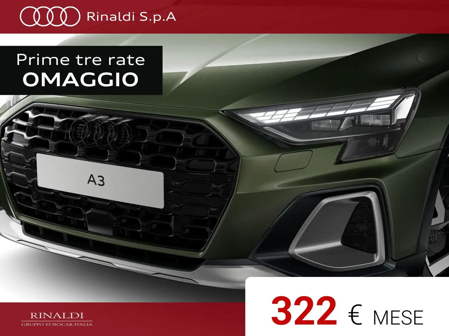 Audi A3 allstreet 35 1.5 tfsi mhev identity contrast s-tro Verde - 2
