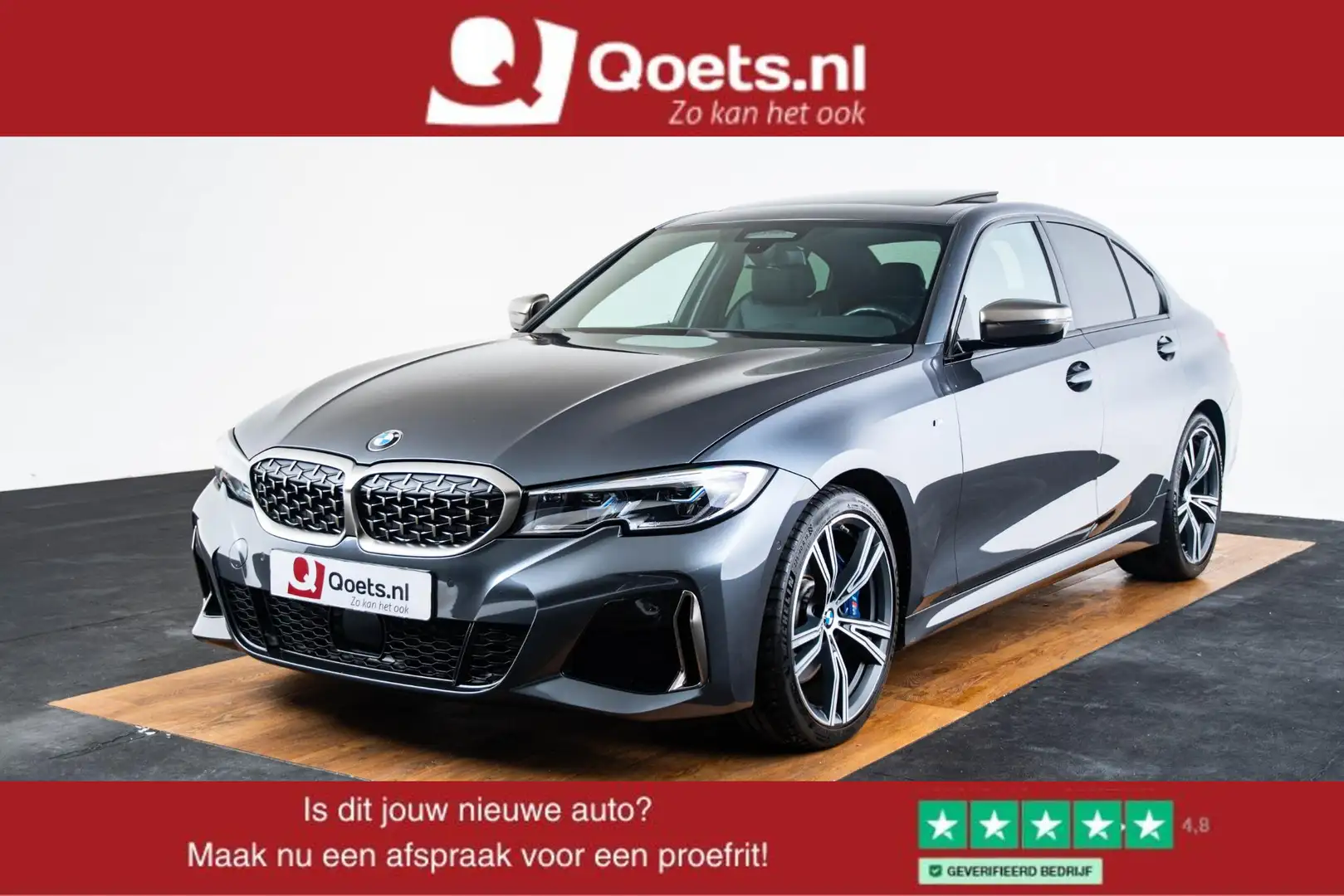 BMW 340 3-serie M340i xDrive High Executive Panoramadak - Grau - 1