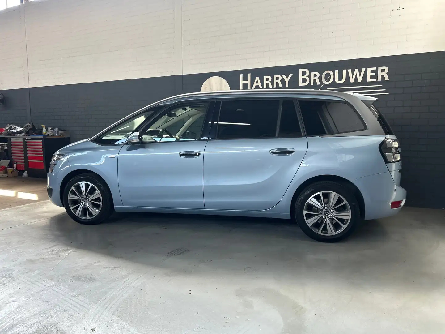 Citroen Grand C4 Picasso 1.6 HDi Exclusive / automaat / 7 pers / multimedia Blauw - 2