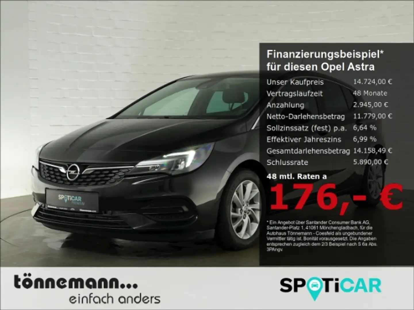 Opel Astra K LIM. ELEGANCE+NAVI+SITZ-/LENKRADHEIZUNG+PARKPILO Schwarz - 1