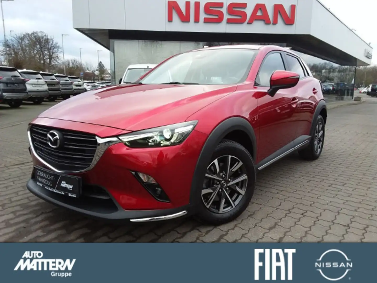 Mazda CX-3 NAVI|SHZ|Klimaanlage|LED|CarPlay|PDC Rot - 1