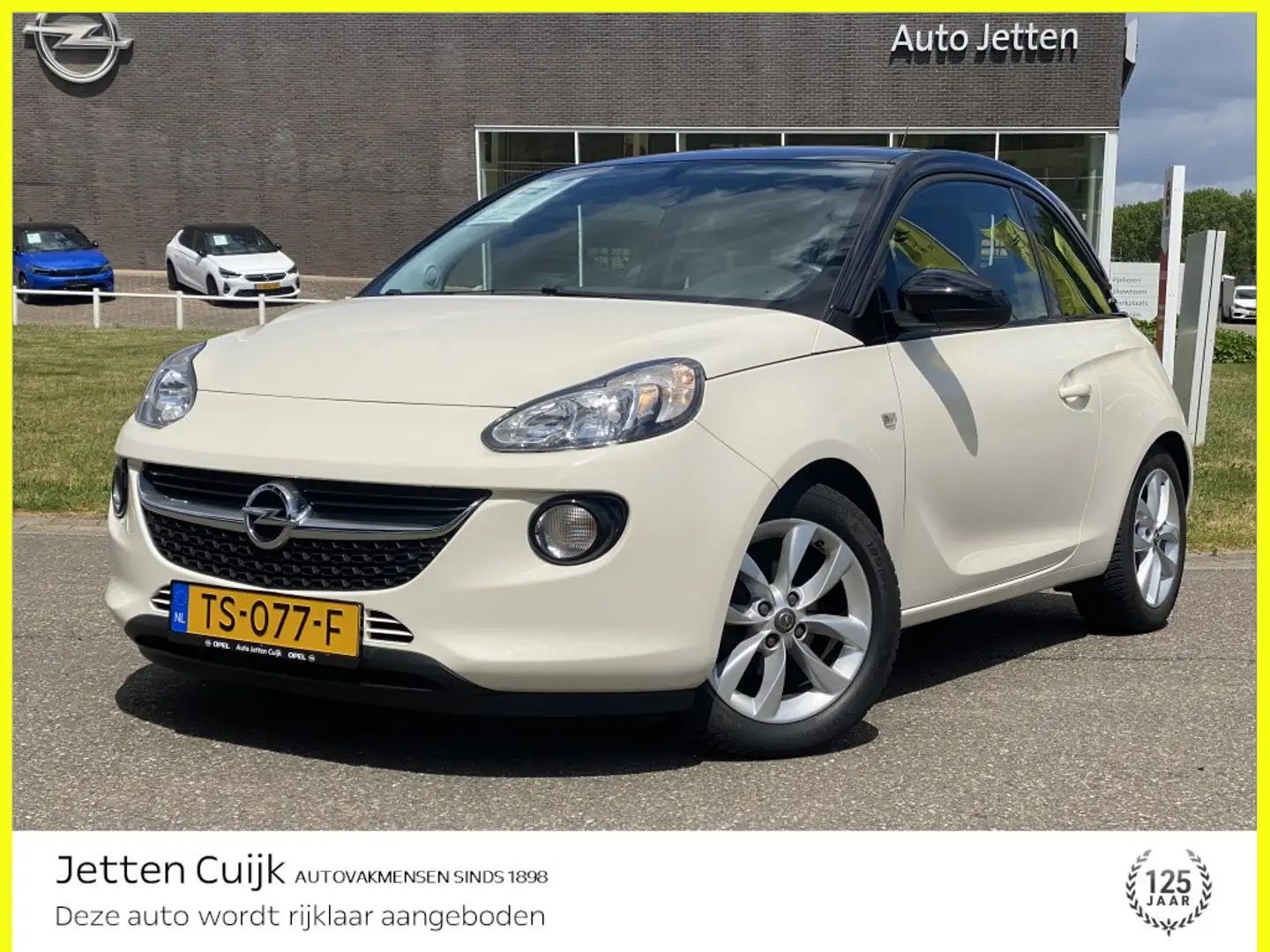 Opel Adam 1.0 Turbo Jam #RIJKLAAR# | Carplay/Android auto | Bianco - 1