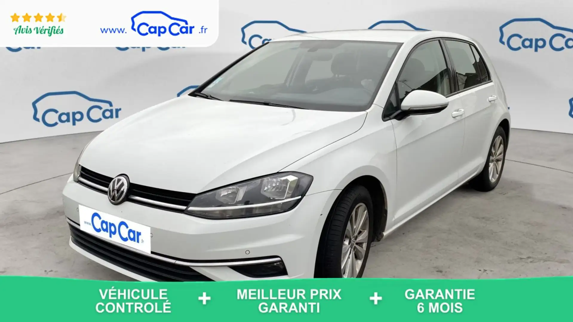 Volkswagen Golf VII 1.6 TDI 115 DSG7 Confortline Business Blanc - 1