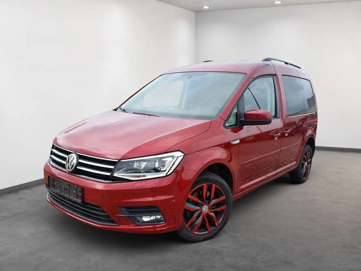 Volkswagen Caddy 2.0 TDI DSG COMFORTLINE *VOLLE HÜTTE* Rouge - 2
