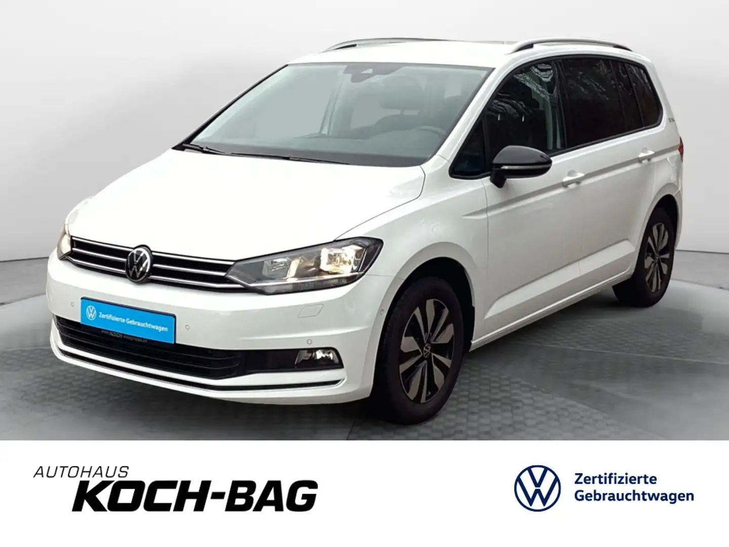 Volkswagen Touran 2.0TDI Goal DSG AHK Navi 7-Sitzer Weiß - 1