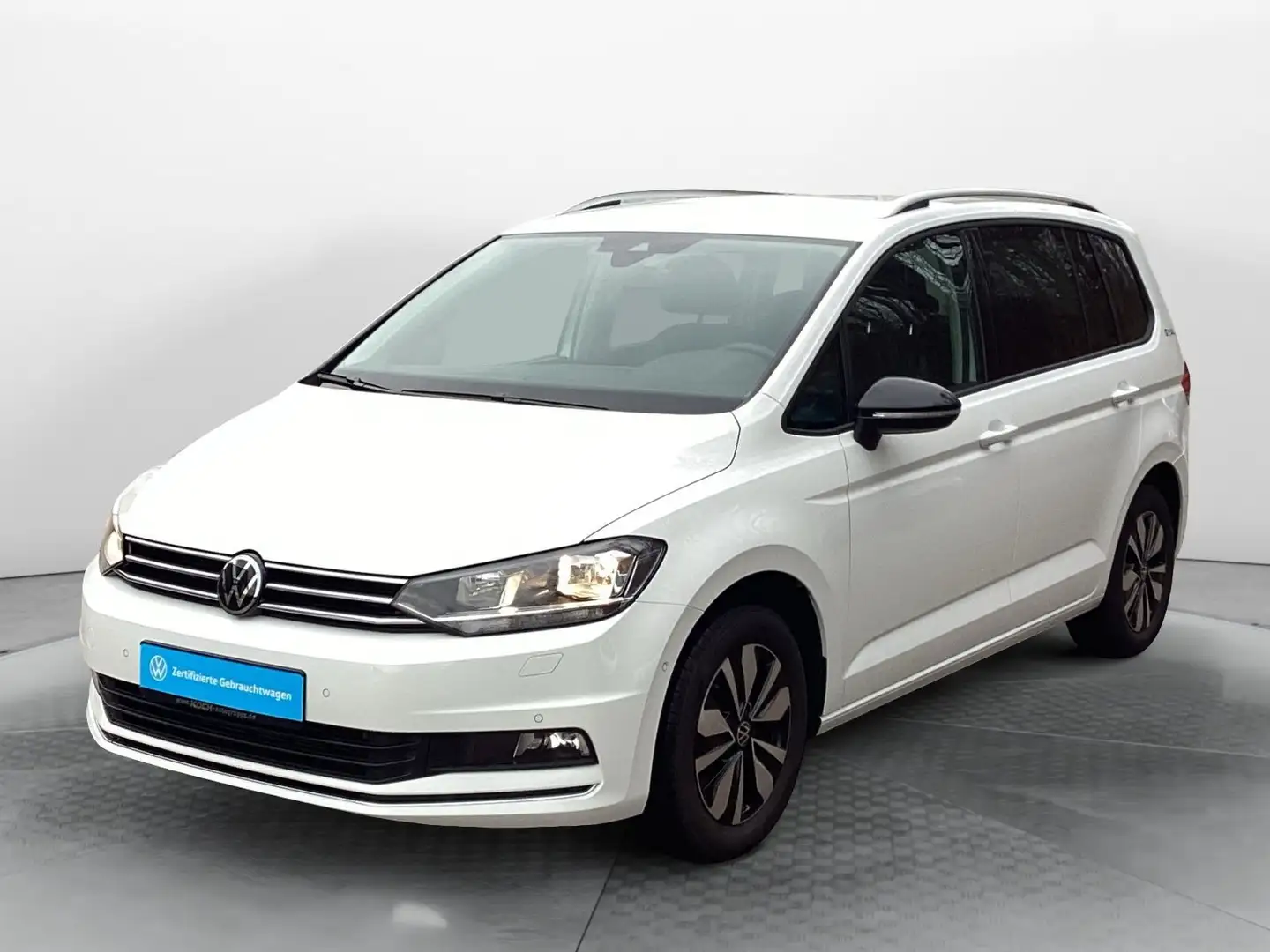 Volkswagen Touran 2.0TDI Goal DSG AHK Navi 7-Sitzer Weiß - 2