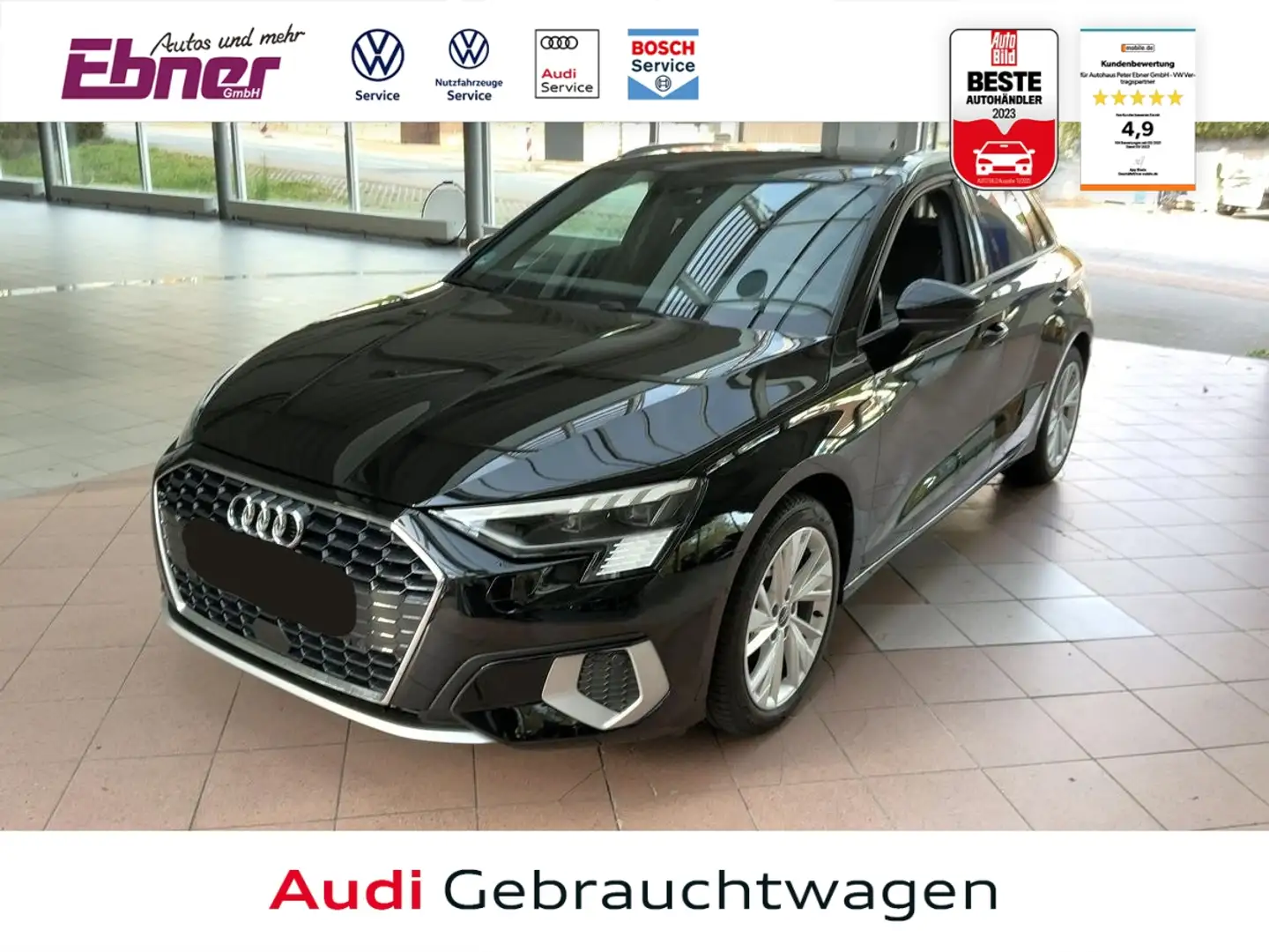 Audi A3 Sportback SPORT 35TFSI S-TRONIC KAMERA+ACC+MATRIX+ Schwarz - 1