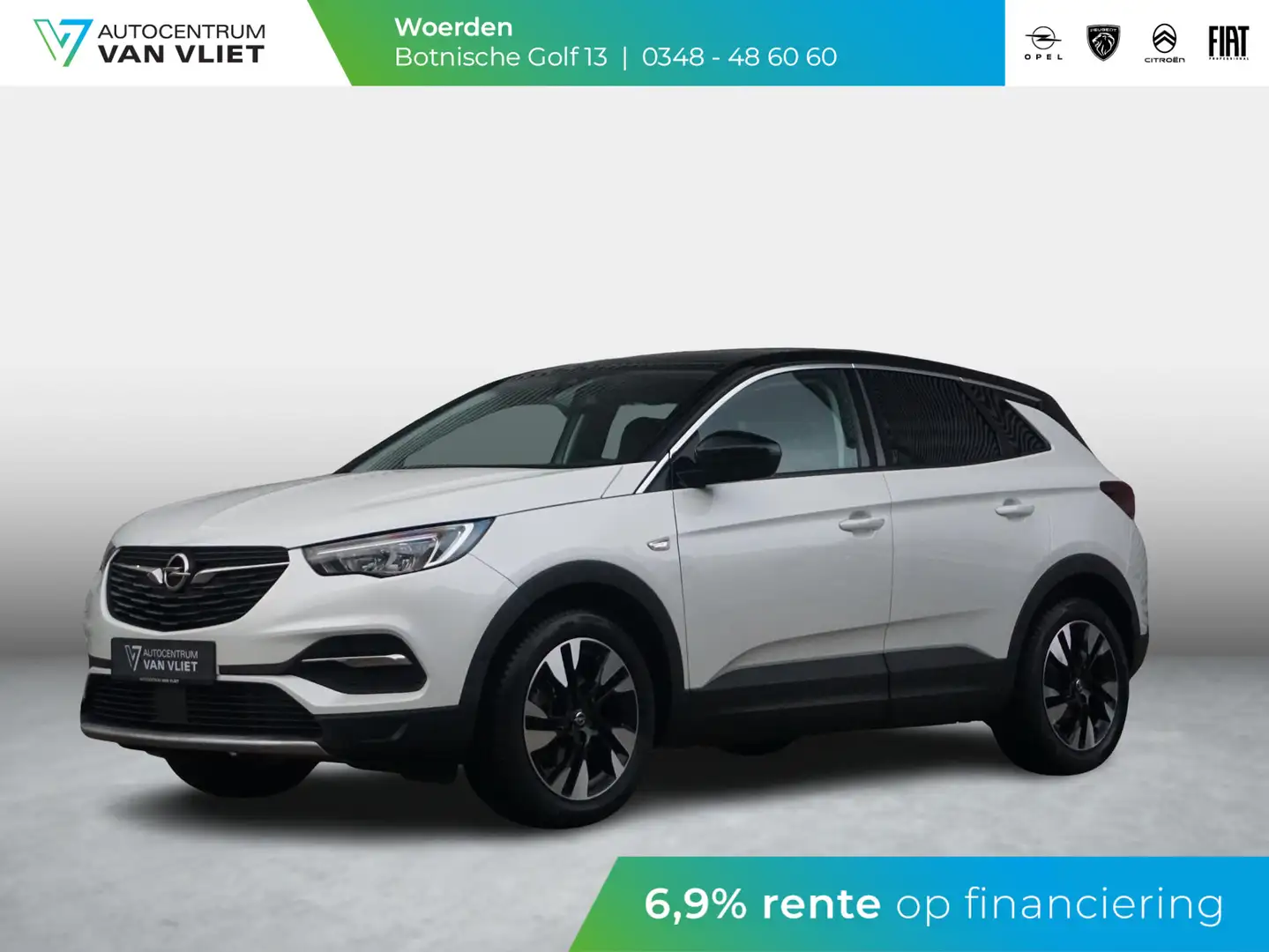 Opel Grandland X 1.2 Turbo Business Executive Weiß - 1