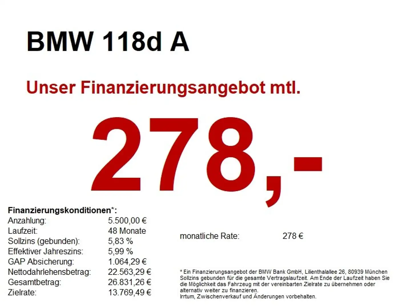 BMW 118 d A Advantage LED/M-Lenkrad/PRIVAY/DAB/TEMPO Schwarz - 1