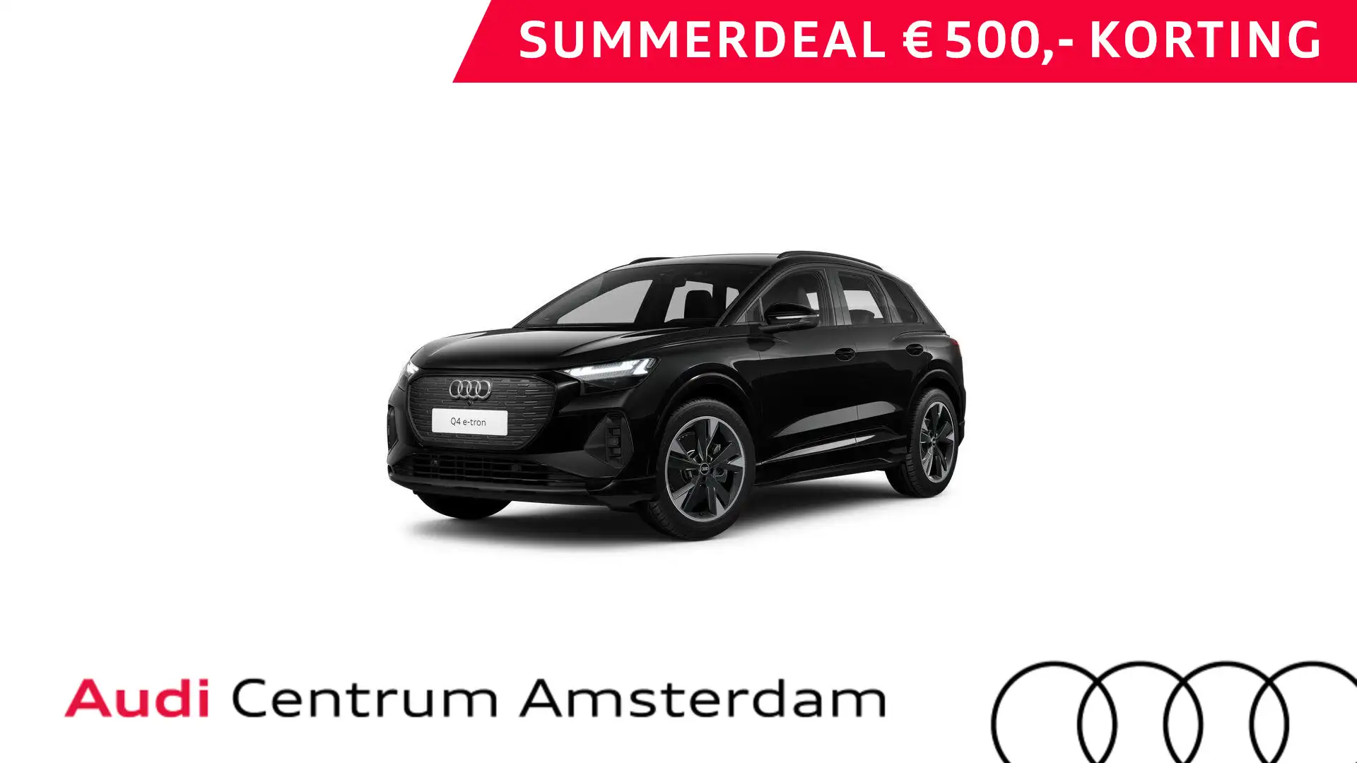 Audi Q4 e-tron 40 Launch edition Advanced 77 kWh 204pk | Navigati Zwart - 1