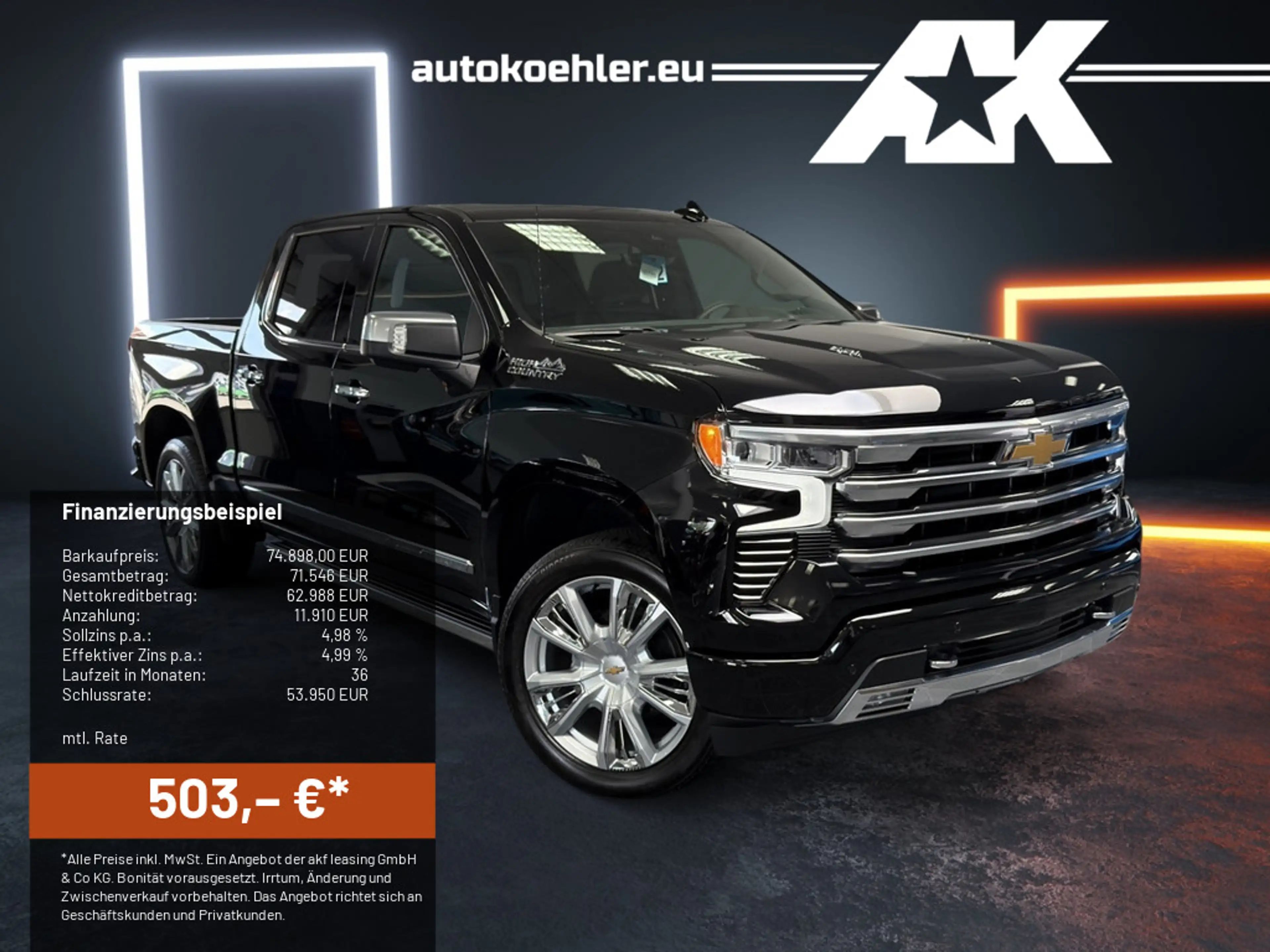 Chevrolet Silverado High Country MY 25 6.2l V8