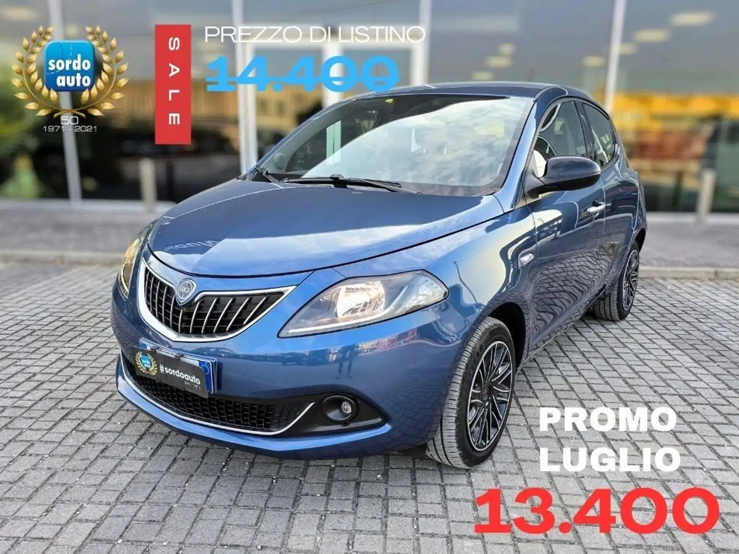 Lancia Ypsilon 1.2 69 CV 5 porte GPL Gold Blu/Azzurro - 1