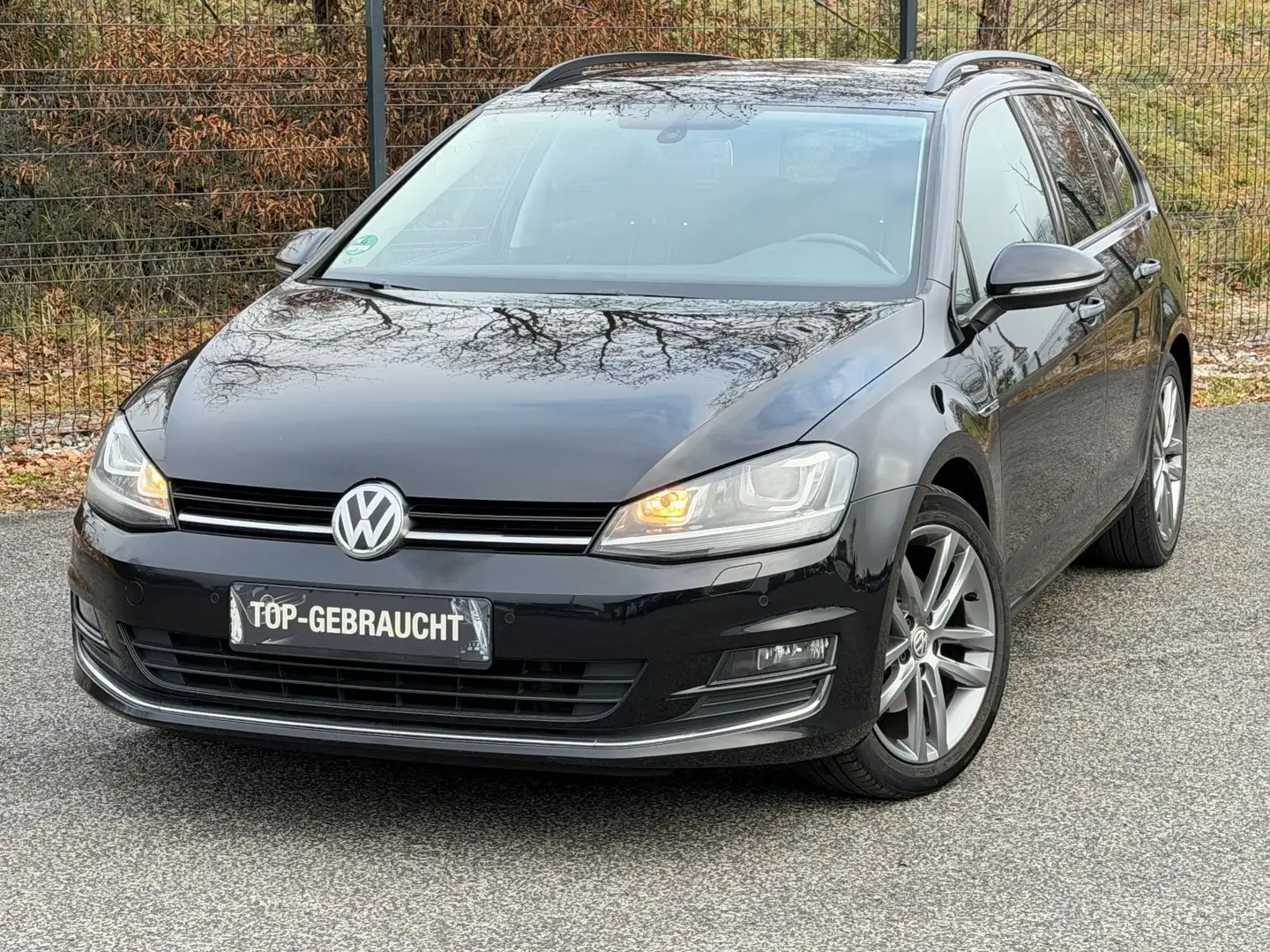 Volkswagen Golf VII Variant Lounge/1-Hand Schwarz - 1
