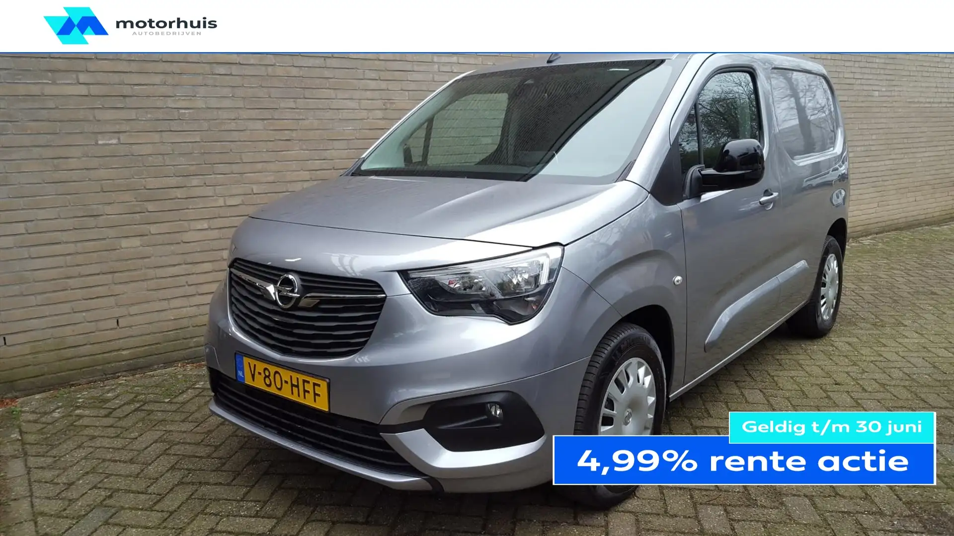 Opel Combo Cargo 100% elektrisch - clima - navi - demovoordee Grijs - 1