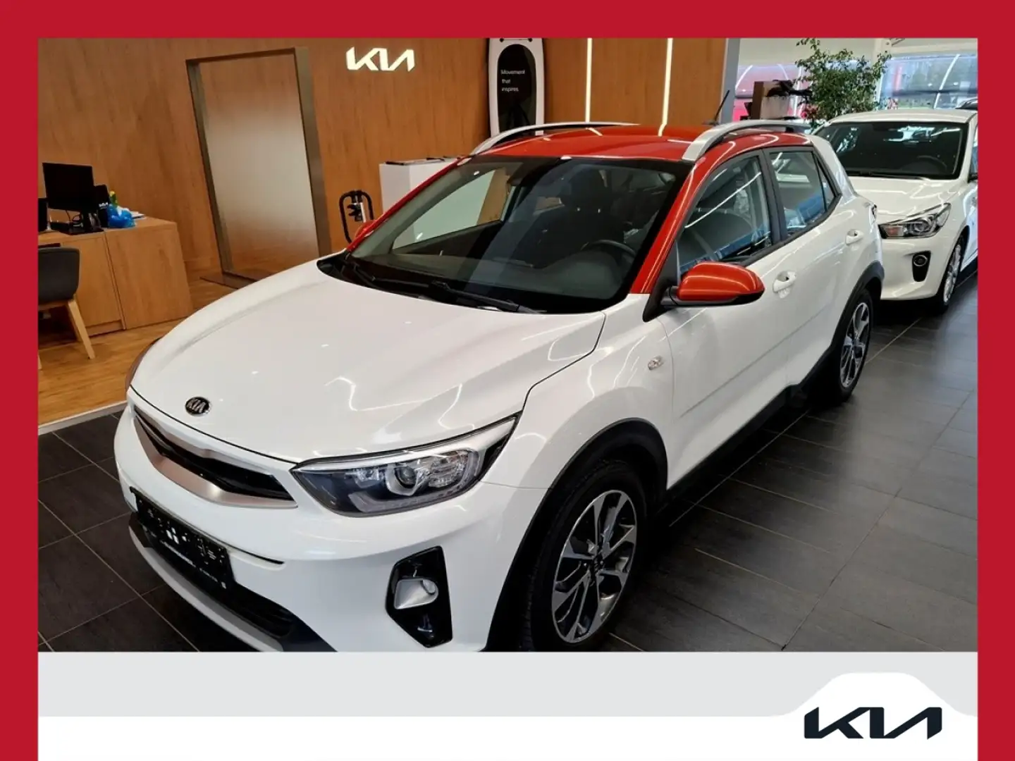 Kia Stonic 1,6 CRDI ISG Silber Bianco - 1